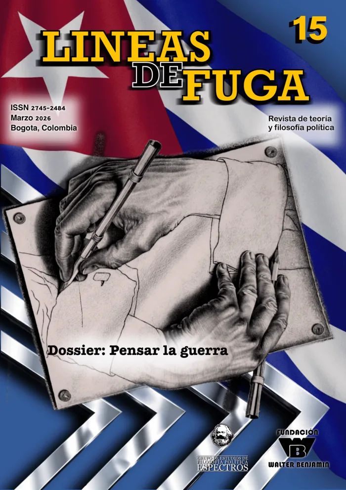 Portada de Líneas de Fuga número 15: Pensar la guerra