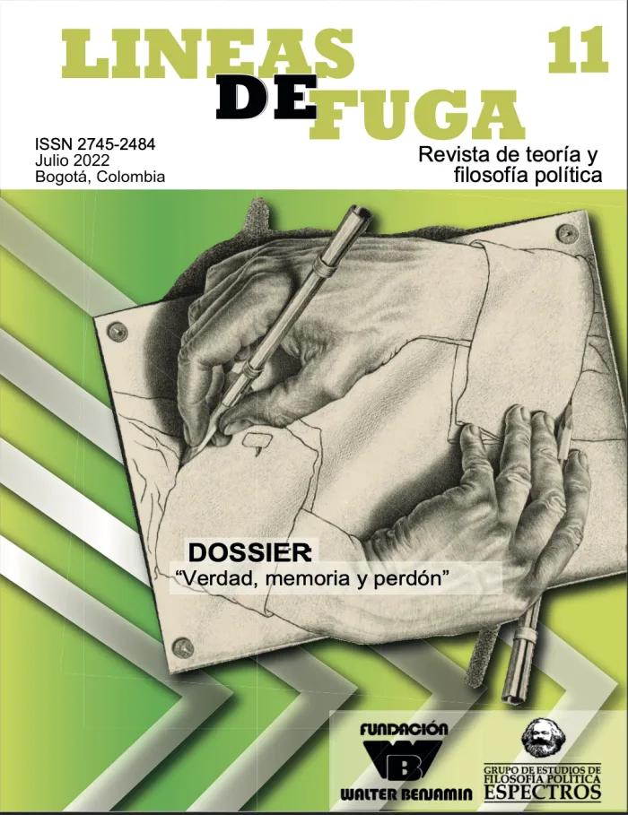 Portada de Líneas de Fuga número 11, dossier Verdad, memoria y perdón