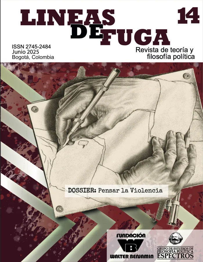 Portada de Líneas de Fuga número 14, dossier Pensar la violencia