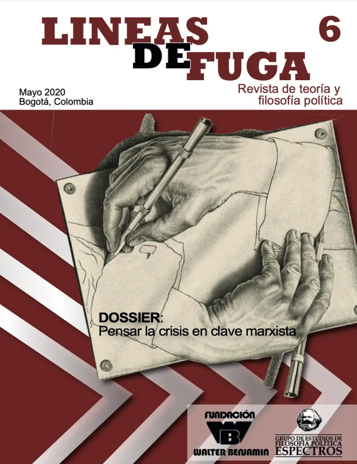 Portada de Líneas de Fuga número 6, dossier Pensar la crisis en clave marxista