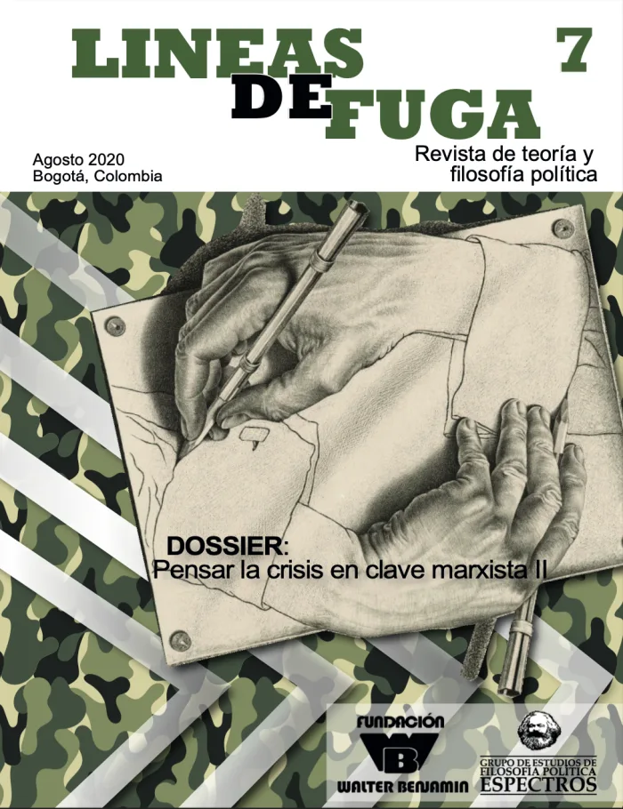 Portada de Líneas de Fuga número 7, dossier Pensar la crisis en clave marxista II