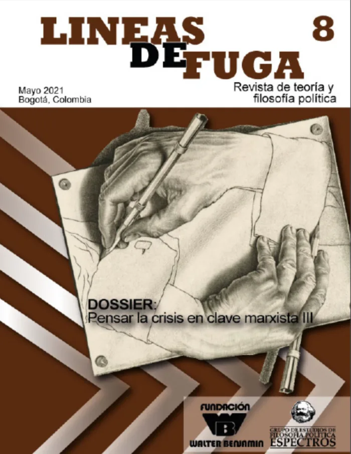 Portada de Líneas de Fuga número 8, dossier Pensar la crisis en clave marxista III
